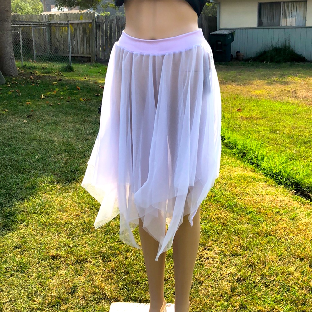 2 Tutu’s light blue and lavender.